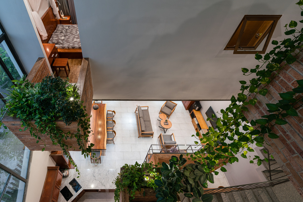 Cây xanh xuất hiện khắp mọi nơi.