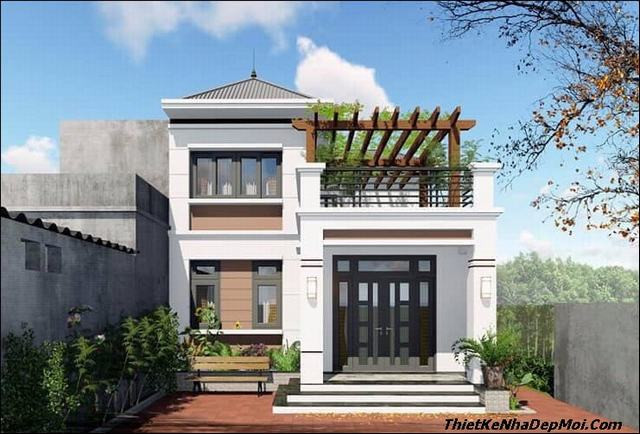 10 mẫu nhà 2 tầng chỉ 700 triệu đẹp "không chê vào đâu được" 10 mau nha 2 tang chi 700 trieu dep