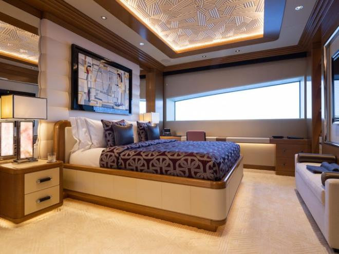 7 trong số 8 phòng trên du thuyền đều là phòng khách VIP.