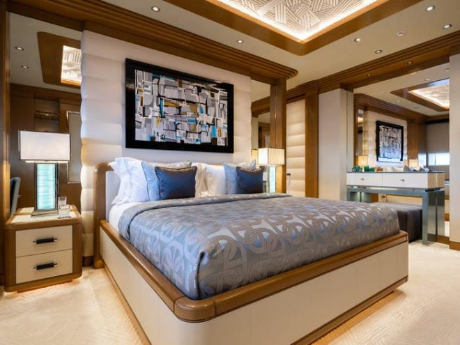 Mỗi phòng có một tông màu riêng.