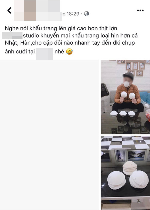 An theo noi so dich corona, ban quan ao, my pham online...khuyen mai khau trang 