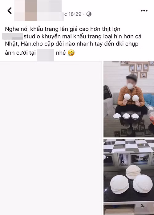 An theo noi so dich corona, ban quan ao, my pham online...khuyen mai khau trang 