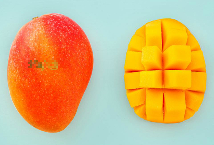 Xoài Ruby khi ăn cho cảm giác mềm, ngọt, không bị dính xơ. Ảnh: Internet.