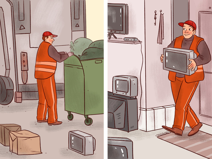 Ở một nước phát triển như Mỹ, thu nhập của một người thu gom rác vào khoảng 38.000/năm (trên dưới 800 triệu đồng). Công việc này thực sự vất vả, đồng thời lại đứng thứ 5 trong số những công việc nguy hiểm nhất ở quốc gia này.