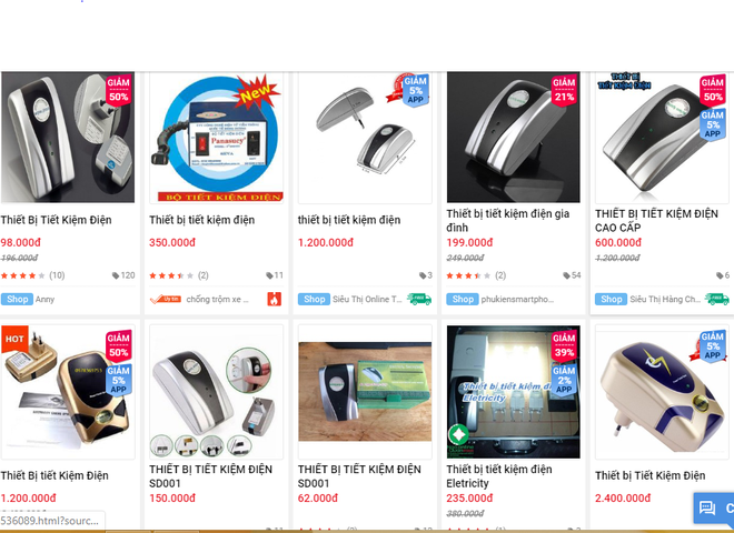 Tien dien tang vot, do xo mua thiet bi tiet kiem dien