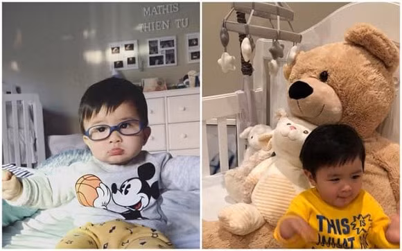 Thiên Từ - con trai Đan Trường có một căn phòng riêng rất rộng rãi và tiện nghi.