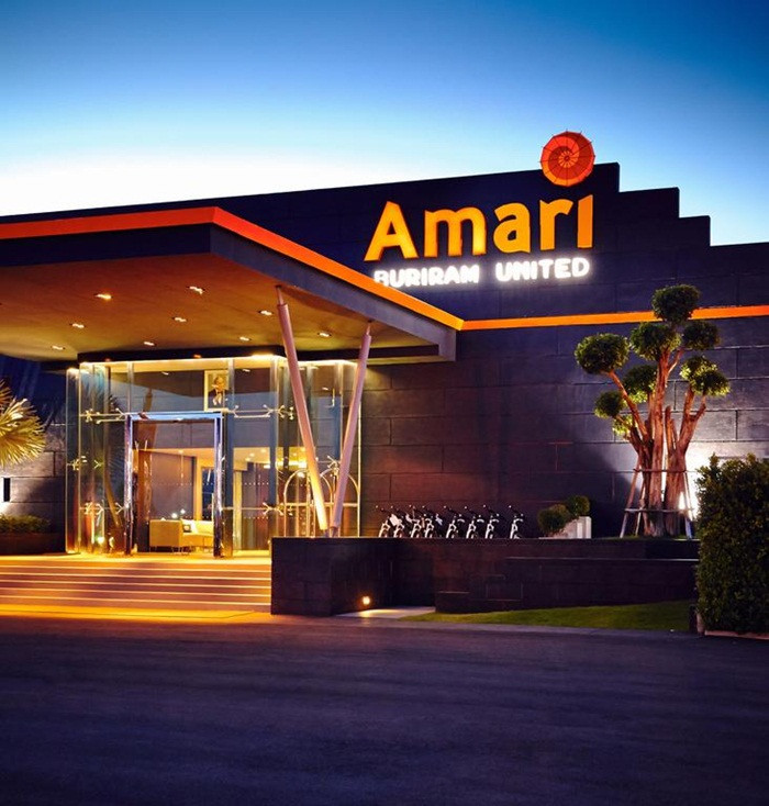 Amari là khách sạn 4 sao, được thiết kế theo chủ đề bóng đá độc đáo. Ảnh: Booking.