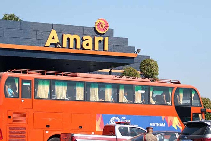 Tại đây, tuyển U23 Việt Nam sẽ đóng quân ở khách sạn Amari - chỉ cách sân thi đấu chính thức Chang Arena khoảng 300 m. Ảnh: Khám phá.