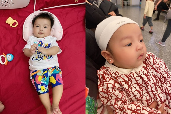 Quần áo con gái Bùi Tiến Dũng không phải của Adidas thì cũng là Dior.