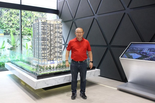 Căn hộ của nhà cầm quân người Hàn Quốc gần sân Mỹ Đình và trụ sở VFF. Trước khi chuyển sang căn hộ mới, HLV Park Hang Seo ở trong căn hộ công vụ thuộc khuôn viên Liên đoàn bóng đá Việt Nam. Ảnh: Lao động.