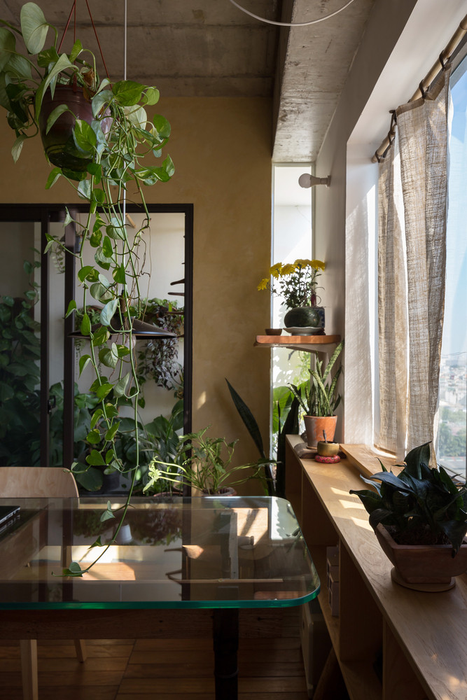  Ban công trở thành không gian xanh, giúp con người gần gũi thiên nhiên.