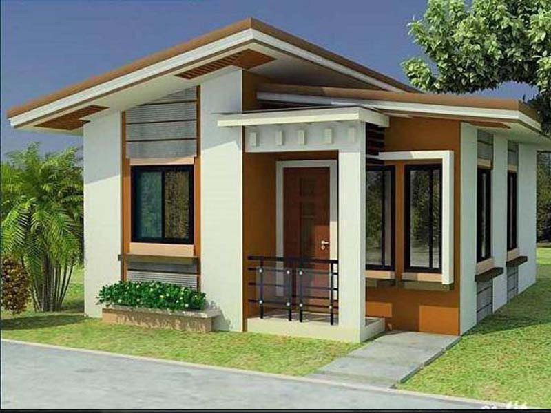 Nhà mái lệch 9m2 trẻ trung, đơn giản nhưng sang trọng và hiện đại. Ảnh: Angcovat.