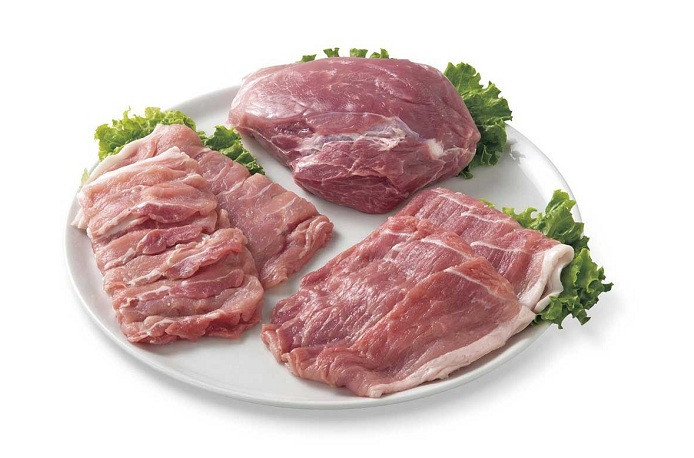 Theo người bán, loại thịt này là thịt lợn hữu cơ nhập khẩu 100% từ Nhật Bản và được ví như bò Kobe của giới thịt heo. Anh: Tategamori