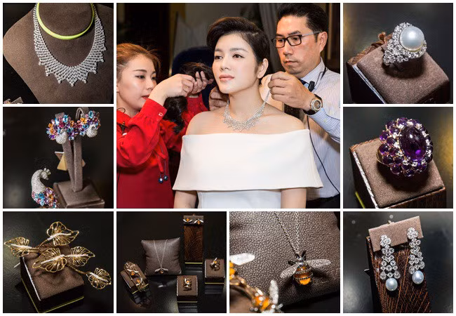 Đặc biệt, Lý Nhã Kỳ còn sở hữu một thương hiệu kim cương đắt giá, chỉ phục vụ hạn chế cho giới thượng lưu trên thế giới. Tổng giá trị kim cương của Lý Nhã Kỳ hiện lên tới hàng trăm tỷ đồng. Ảnh: Internet