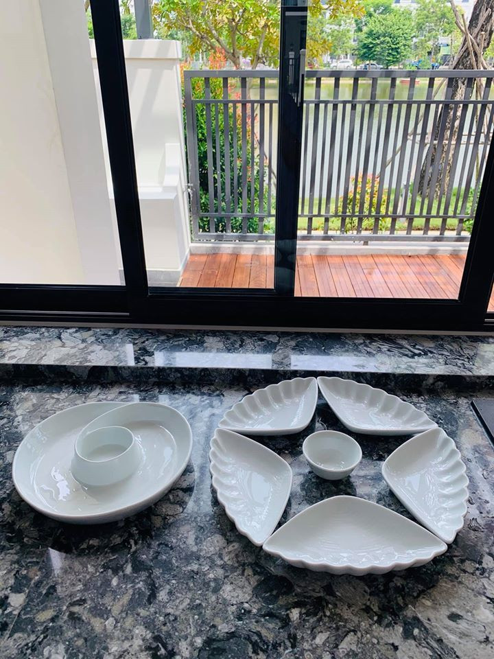 Nội thất trong nhà nữ MC Vân Hugo đơn giản nhưng được bày trí tinh tế, sang trọng.