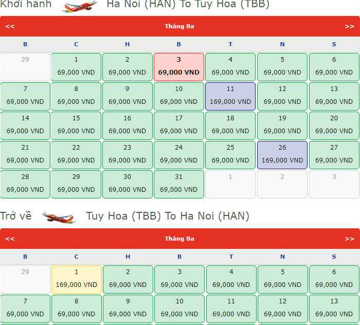 Du lich chua bao gio re the, ve may bay 69 ngan, gia phong giam 1 nua