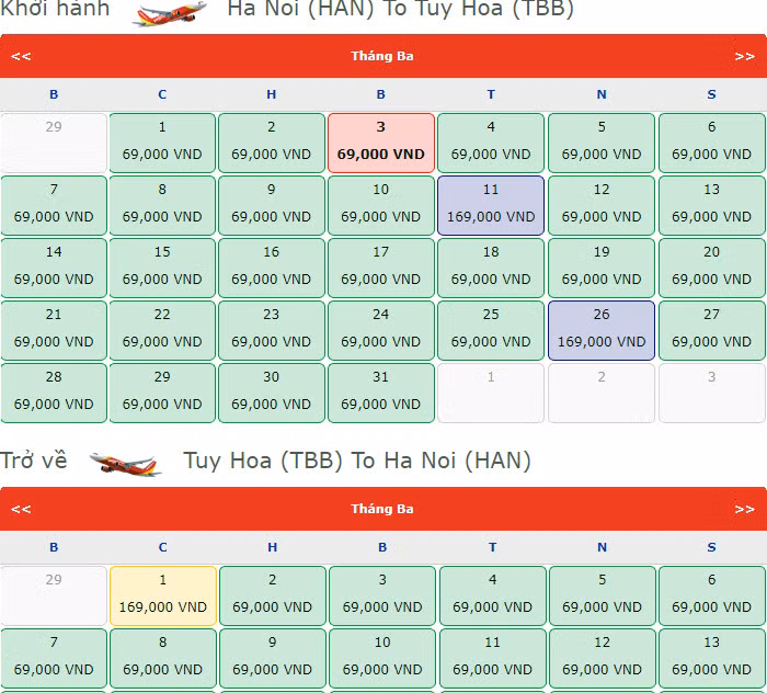 Du lich chua bao gio re the, ve may bay 69 ngan, gia phong giam 1 nua