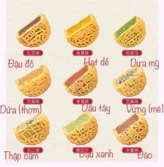 Theo chị Hiền, bánh trung thu mini nội địa Trung Quốc ăn ngon, không bị ngán, lại có đủ các vị như dâu tây, dưa vàng, đào, lê, cam, hạt dẻ, đậu đỏ..