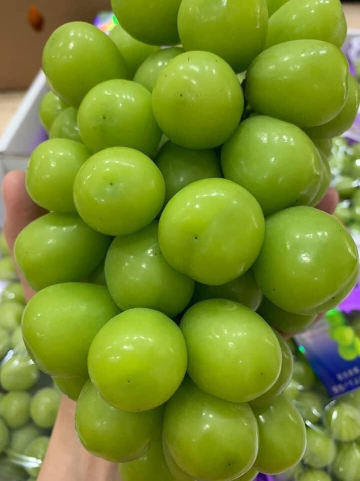 Nho Trung Quốc giòn tan và ngọt thơm.