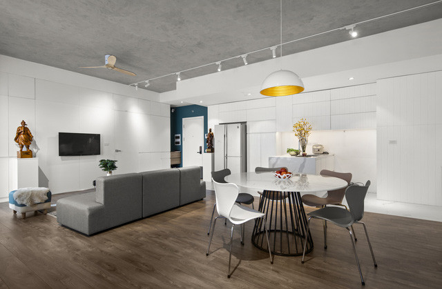 Khu vực lưu trữ cũng là vấn đề lớn vì trẻ em có rất nhiều đồ chơi. Nếu không có nơi cất giữ hợp lý, căn hộ sẽ không gọn gàng.