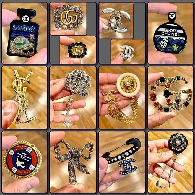 Bên cạnh đó, Trấn Thành có nguyên một tủ giày xịn hàng trăm mẫu, bộ sưu tập khuy áo hàng hiệu lên tới 360 triệu, cùng rất nhiều đồ đắt tiền khác. Nguồn ảnh: FBNV.