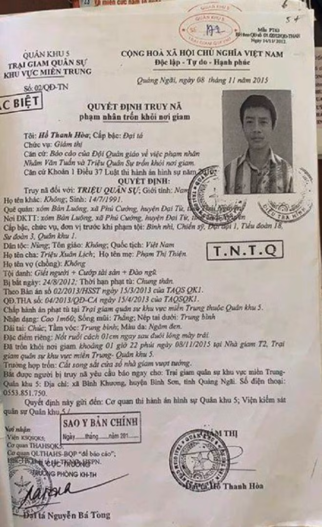 Ke giet nguoi vua tron khoi trai giam quan su nguy hiem the nao?-Hinh-2