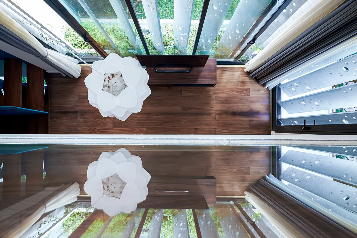 Biệt thự nhìn từ trên cao. Nguồn ảnh: Tuấn Nghĩa Nguyễn.