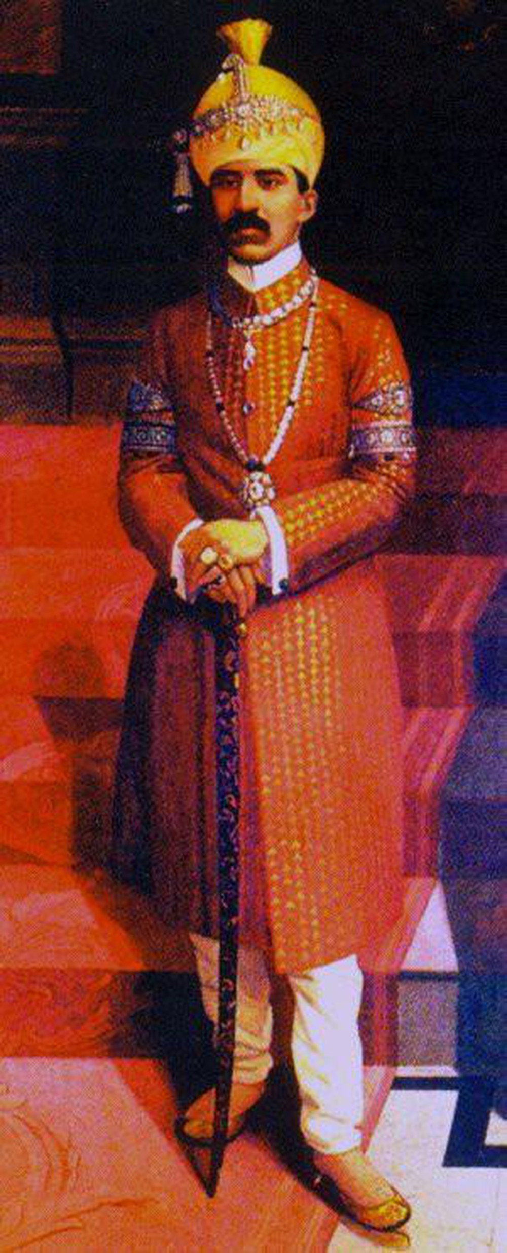 Không chỉ ăn uống tiết kiệm, Nizam Đệ Thất còn mặc rách rưới. Ông quanh năm suốt tháng mặc đi mặc lại một bộ đồ. Nguồn ảnh: DM.