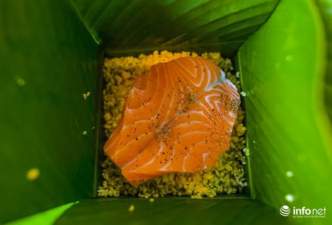 Dan tinh chi nua trieu mua banh chung nhan ca hoi, banh chung gac dip Tet