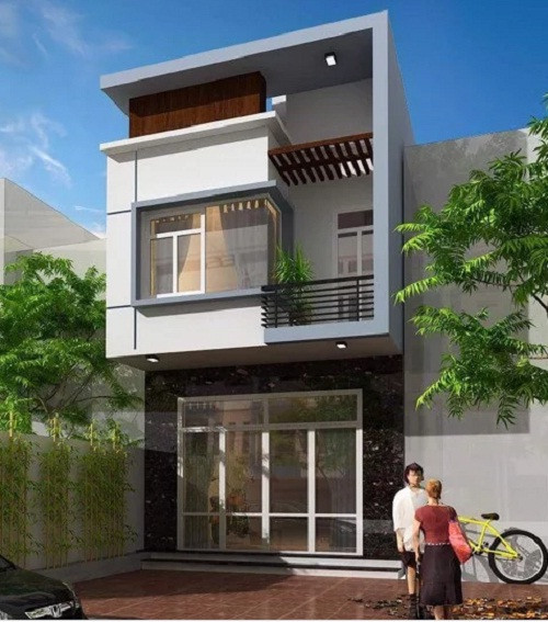 Nhà 2 tầng gác lửng tạo điều kiện cho việc kinh doanh ở tầng trệt hoặc tận dụng làm gara để xe, nhà kho. Ảnh: 4news.