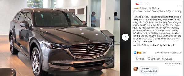 Vua noi den tien, vo vao phong nam khoc, chong “nga ngua” biet ly do