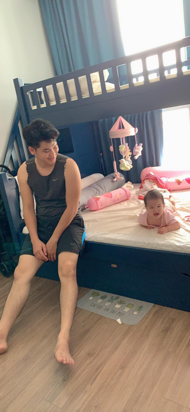 Giường tầng trong phòng của con gái Lê Phương. Ảnh: Zing.