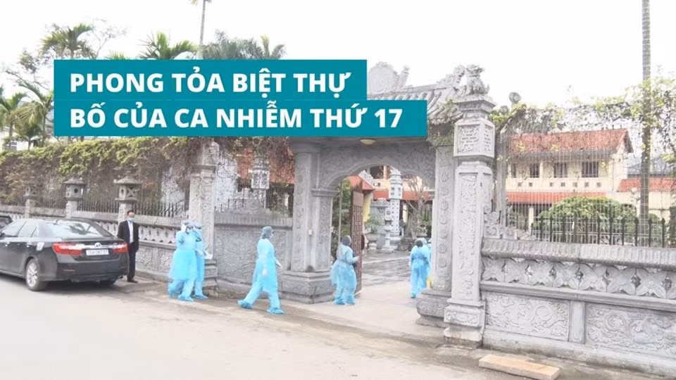 Theo Thanh Niên, sáng 7/3, cơ quan chức năng đã tiến hành phun khử trùng nhà ông N.K.T ở Thủy Nguyên, Hải Phòng. Ảnh: Thanh niên.