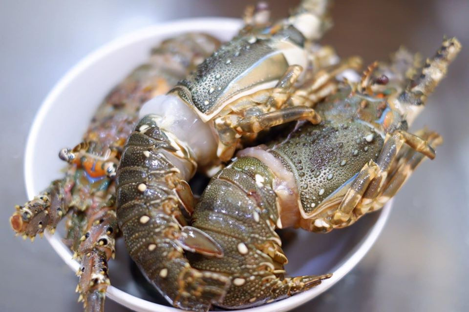 Hiện, tại nhiều siêu thị đang bán tôm hùm baby với giá chỉ từ 495.000 - 750.000 đồng/kg, tùy size. Ảnh: Facebook.