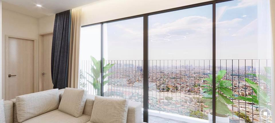 Góc khác của ngôi nhà với tầm nhìn rộng. Ảnh: Vietnamnet. Video: Cận cảnh căn hộ 10m2 “đẹp nức tiếng” Thủ đô. Nguồn: VTC1