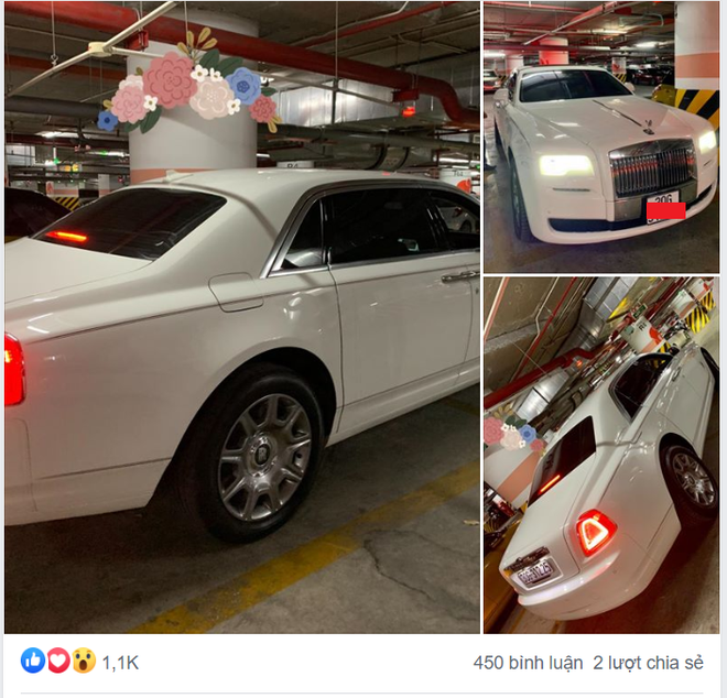 Gần đây, trên trang cá nhân, doanh nhân Thanh Thủy thường xuyên chia sẻ hình ảnh chiếc Rolls – Royce màu trắng với những tiện nghi nội thất sang trọng. Ảnh: Nhipsongviet.