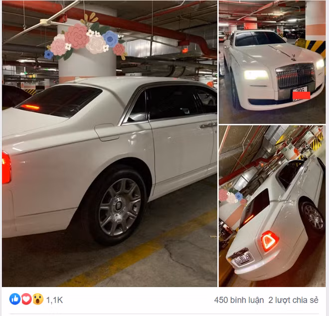 Gần đây, trên trang cá nhân, doanh nhân Thanh Thủy thường xuyên chia sẻ hình ảnh chiếc Rolls – Royce màu trắng với những tiện nghi nội thất sang trọng. Ảnh: Nhipsongviet.