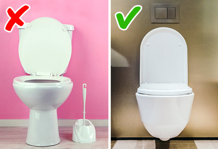 Bồn cầu rẻ tiền sau một thời gian ngắn sử dụng sẽ xuất hiện nhiều vấn đề như nút giật nước bị kẹt, mặt sơn trên nút bong tróc...Vì vậy, ngay từ đầu, hãy mua thiết bị tốt, nhờ thế bạn sẽ không phải thay mới vài năm sau đó.