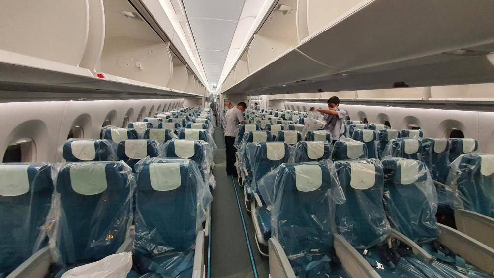 Chuyến bay dự kiến hạ cánh xuống sân bay Nội Bài lúc 11h ngày 29/7 (giờ Hà Nội).