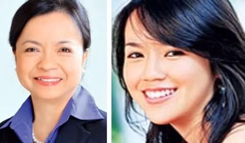 Hai mẹ con "nữ tướng" REE Nguyễn Thị Mai Thanh - Nguyễn Ngọc Nhất Hạnh cũng nằm trong top doanh nhân giàu có trên sàn chứng khoán Việt.