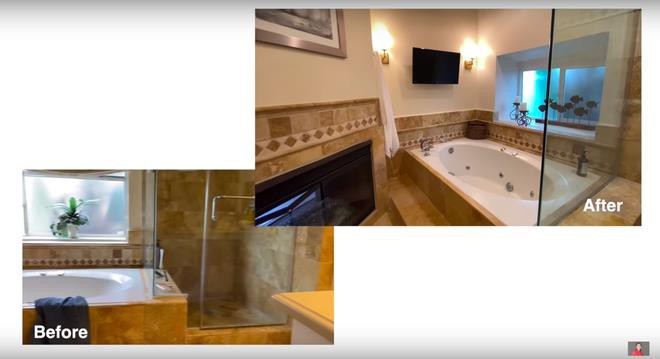 MC Nguyễn Cao Kỳ Duyên cho rằng phòng tắm khá đẹp nhưng cửa sổ phải được đổi khác và thêm TV ở trên tường để vừa ngâm bồn vừa xem TV.