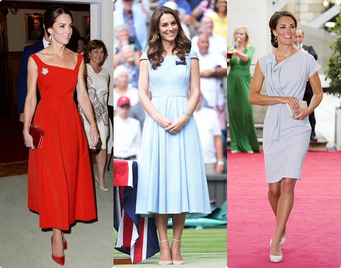 Tuy nhiên, nhìn vào cánh tay của cô trong những thiết kế cộc tay hay trễ vai, dân tình có thể đoán được rằng vóc dáng của Kate Middleton săn chắc và khỏe khoắn không khác gì một vận động viên.