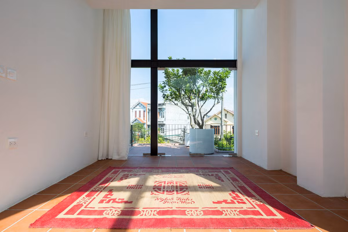 Chiếc chiếu truyền thống gần gũi và thân thuộc.