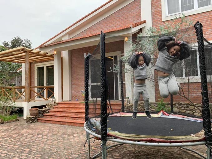 Đây là không gian để cả gia đình nam diễn viên thư giãn vào cuối tuần. Ảnh: Vietnamnet.