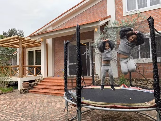 Đây là không gian để cả gia đình nam diễn viên thư giãn vào cuối tuần. Ảnh: Vietnamnet.