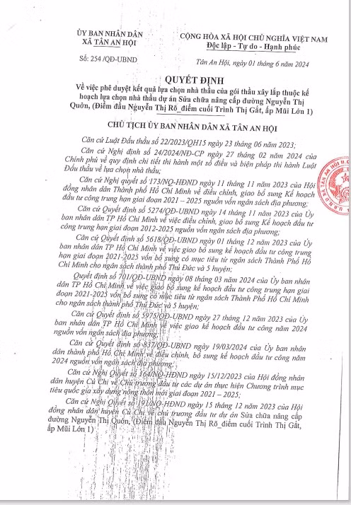 TP. HCM: Cty Hoàng Phương Minh trúng 6 gói thầu tại UBND xã An Phú - Hình 4 TP. HCM: Cty Hoang Phuong Minh trung 6 goi thau tai UBND xa An Phu-Hinh-4