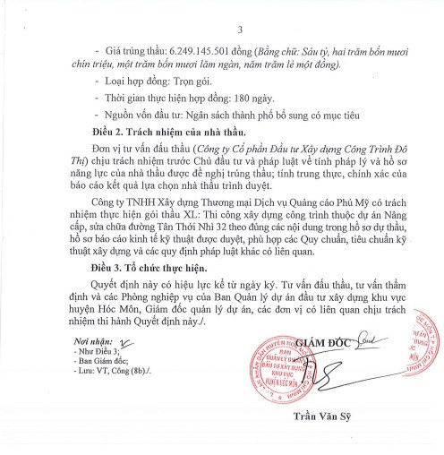 TP. HCM: Chỉ 1 Cty dự gói thầu sửa chữa Trường TH Tây Bắc Lân - Hình 4 TP. HCM: Chi 1 Cty du goi thau sua chua Truong TH Tay Bac Lan-Hinh-4