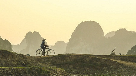Cuộc sống bình yên, giản dị nơi thôn quê. Ảnh chụp tại Ninh Bình của Michaël Garrigues/Flickr.