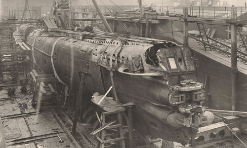 Đến tháng 4/1917, 430 tàu chiến của quân Đồng minh và tàu dân sự bị tàu ngầm U-boat của Đức đánh chìm.