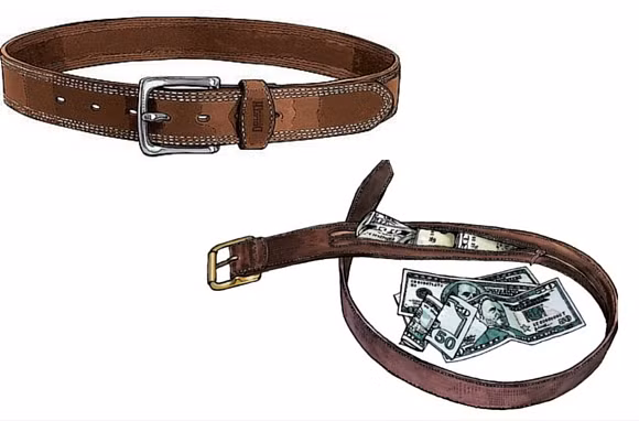 Trong trường hợp phải mang theo tiền mặt bên mình, du khách có thể sử dụng các sản phẩm hỗ trợ như túi đựng tiền đeo bụng, túi đựng tiền đeo cổ...